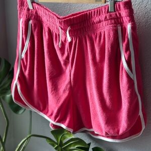Vibrant Pink Swim cover up Shorts EUC Sz XL
